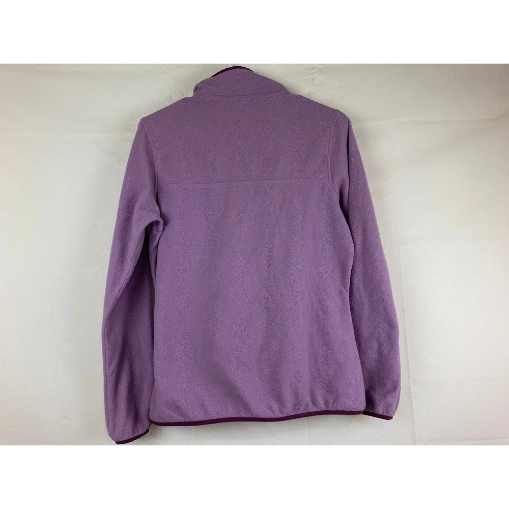 Patagonia Synchilla Snap-T Fleece Women M Lavender Sweater Granola Hiking